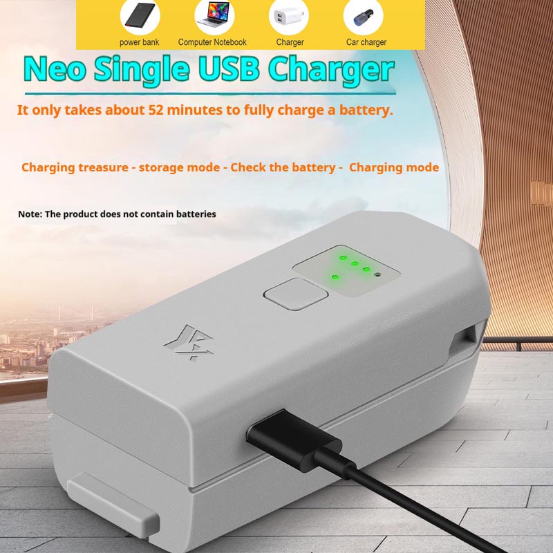 Drone Power Bank - Bidirektionales USB-Akkuladegerät für DJI NEO Drone,