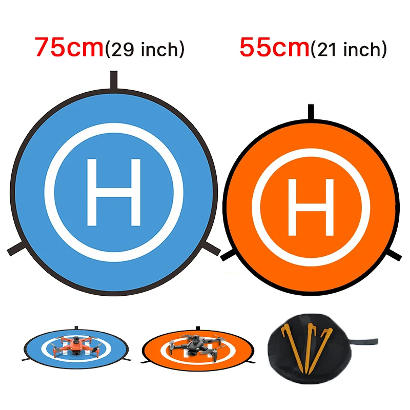 Drone Landing Pad - Drohnen-Zubehör Universelle 55cm 75cm Faltbare Landeplattform