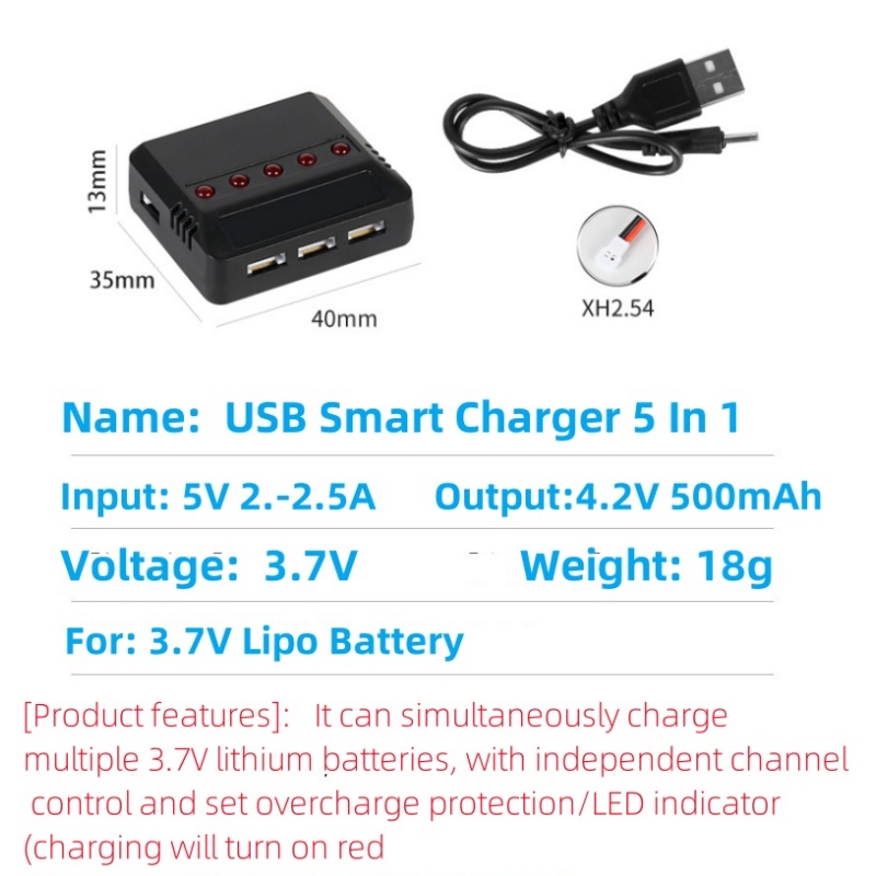 Syma X5HW X5HC X5C X5SW 3,7 V  – Drone Power Bank Bewertung und Preis
