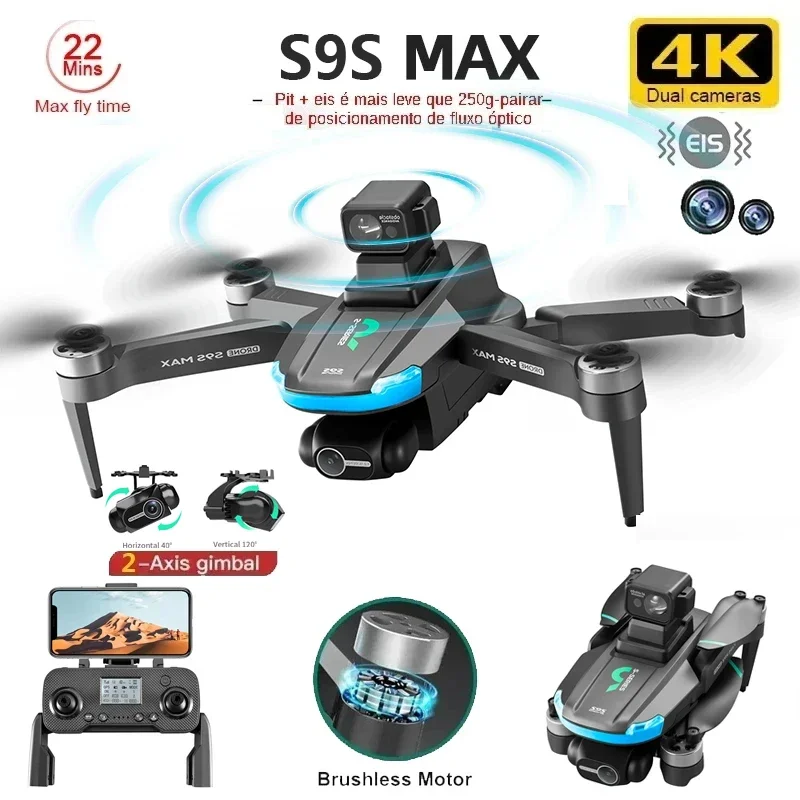 NEUE S9S MAX MINI Drone 4K 2-A – Drone Controller Screen Bewertung und Preis