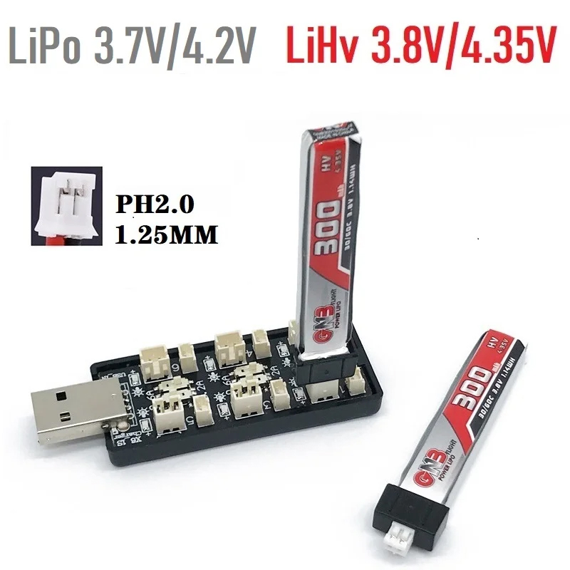 6CH USB 1S LiPo/LiHv 3,7 V/4,2 – Drone Power Bank Bewertung und Preis