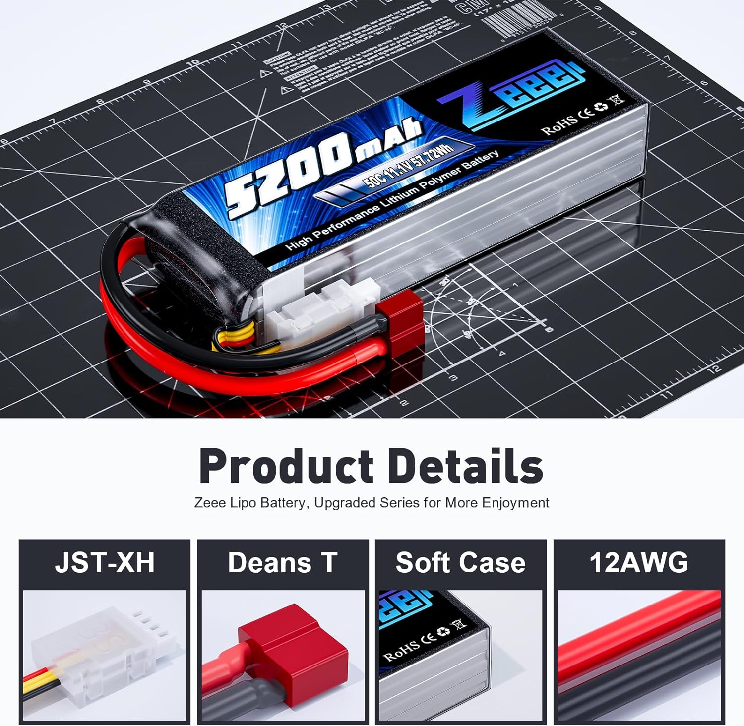 1/2 Einheiten Zeee 11,1 V 50C  – Drone Controller Hood Bewertung und Preis